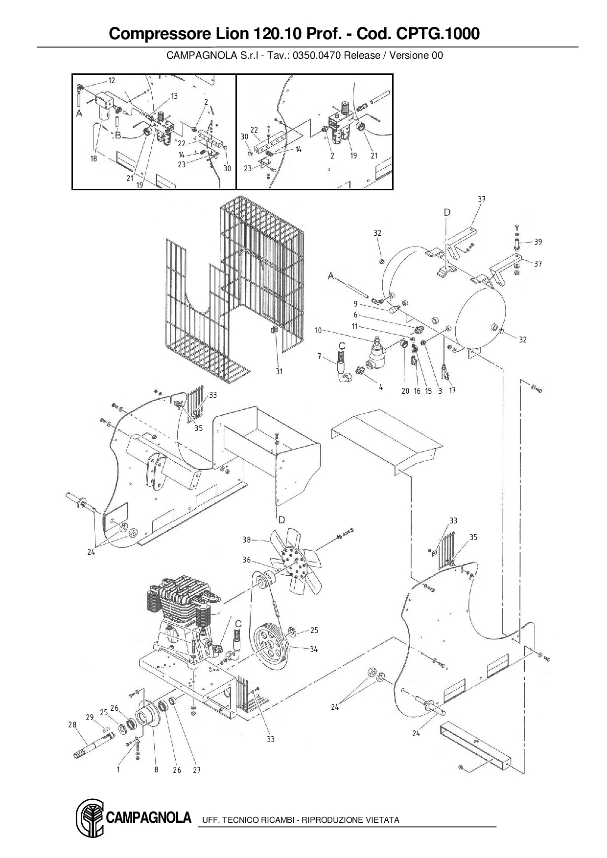 CPTG.1000_Compressore Lion 120.10 Prof.